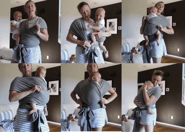 Baby Wrap Instructions Boba & Moby Wraps Healthfully Rooted Home