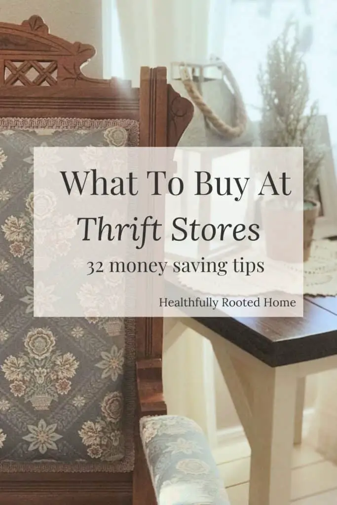 what to buy at thrift stores 32 money saving tips antique vintage chair with floral upholstery 