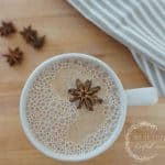 Dirty chai means there are shots of espresso added to a chai latte. I'll teach you how to make your own at home in this post!