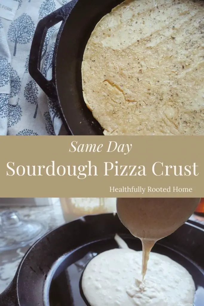 same day sourdough pizza crust recipe