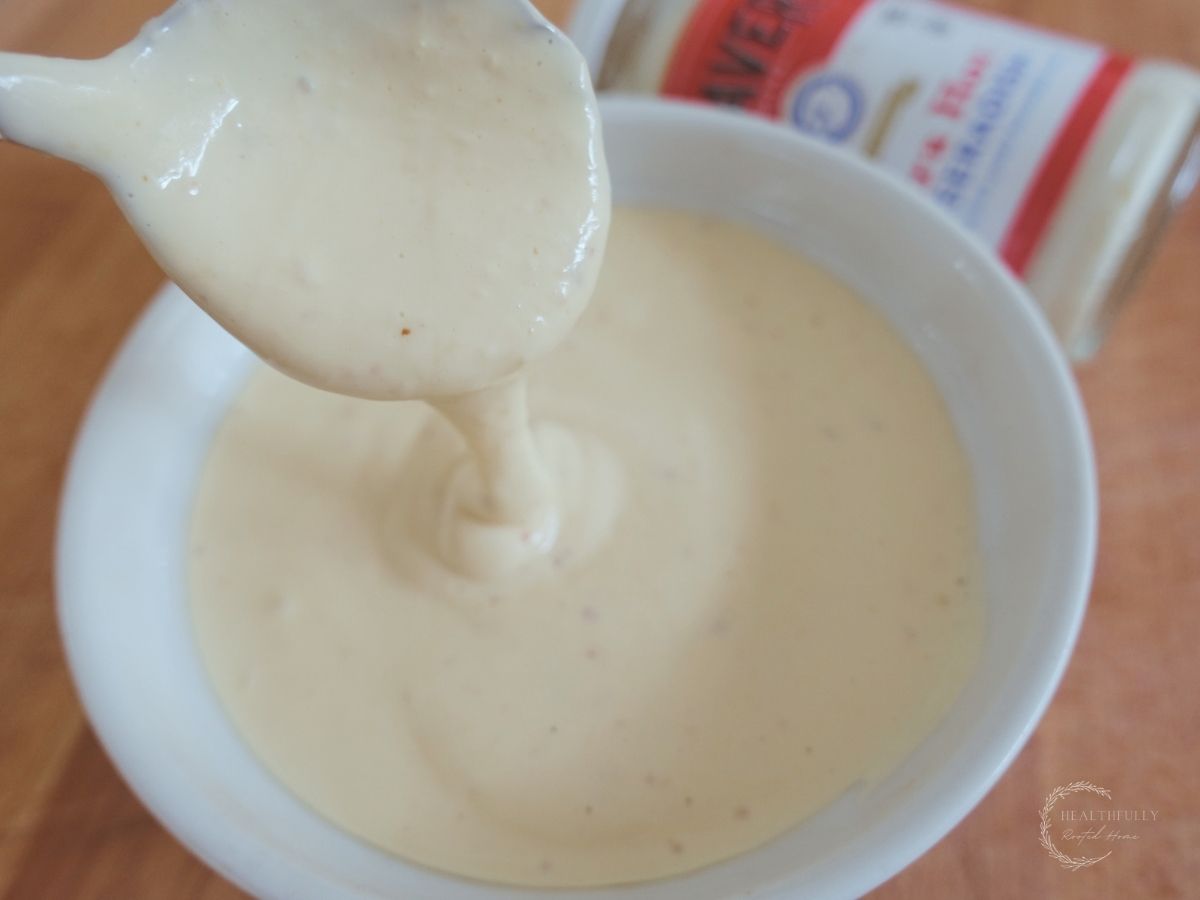 Creamy Horseradish Aioli Sauce Healthfully Rooted Home