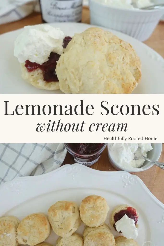 Lemonade Scones without Cream perfect for christmas or easter morning breakfast