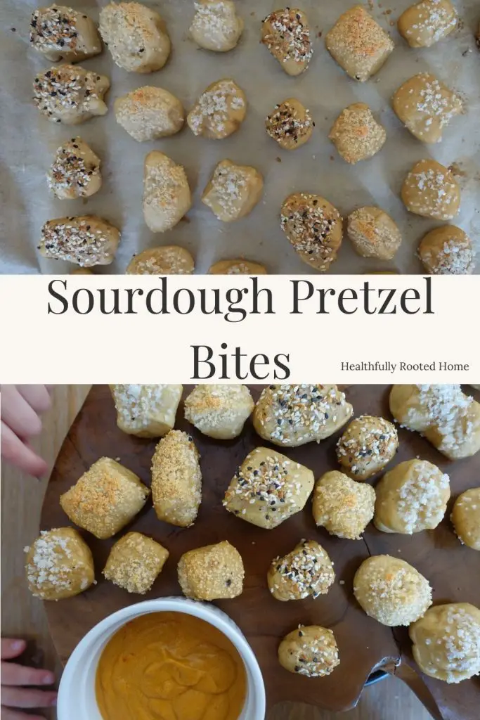 Soft sourdough pretzel bites recipe