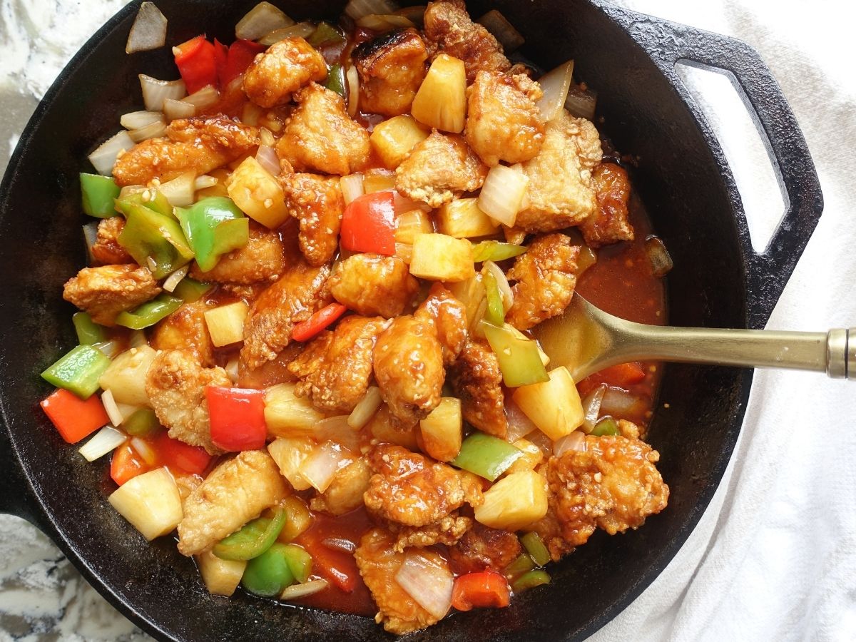 Healthy Sweet and Sour Chicken HongKong Style Healthfully Rooted Home