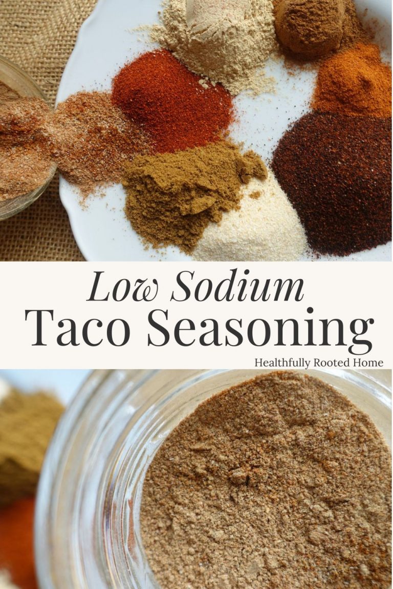 Low Sodium Taco Seasoning No Salt Healthfully Rooted Home