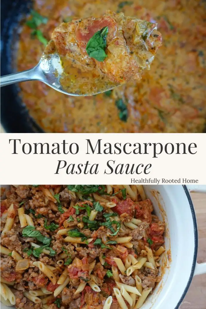 tomato mascarpone pasta sauce