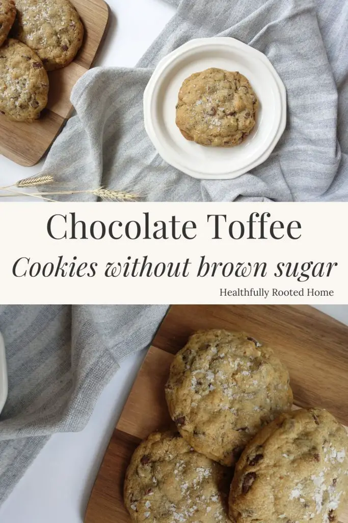Chocolate toffee cookies without brown sugar recipe