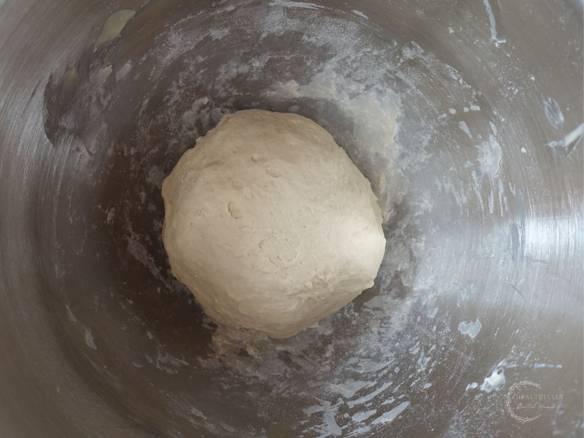 sourdough discard bread dough beginning its proof